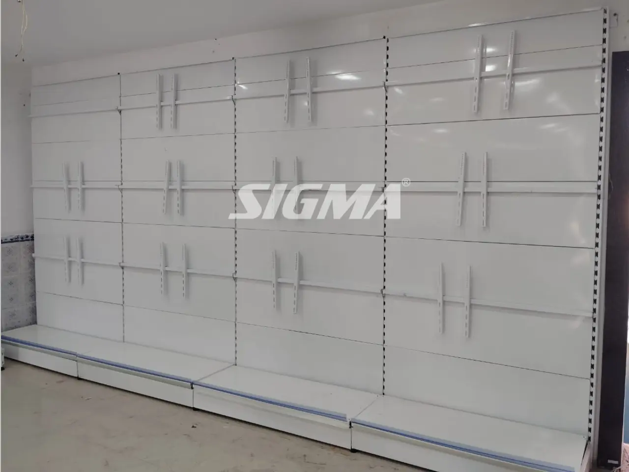 Sigma Display Rack Electronic Display Rack Installation in Kathitand, Ranchi | TV & AC ...