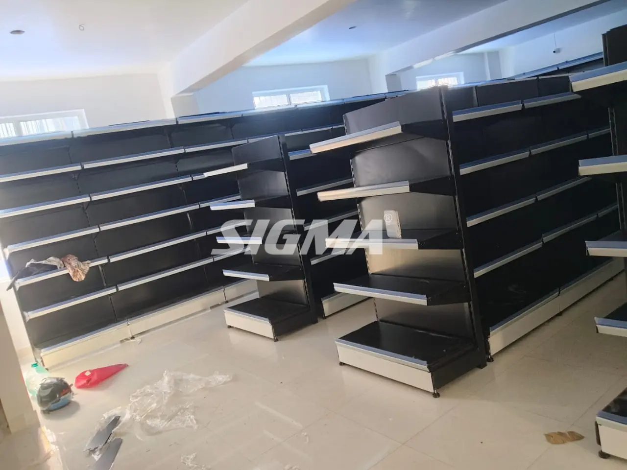 Sigma Rack Center Display Racks Installation in Gaya | Center & End Racks by Sigma Racks