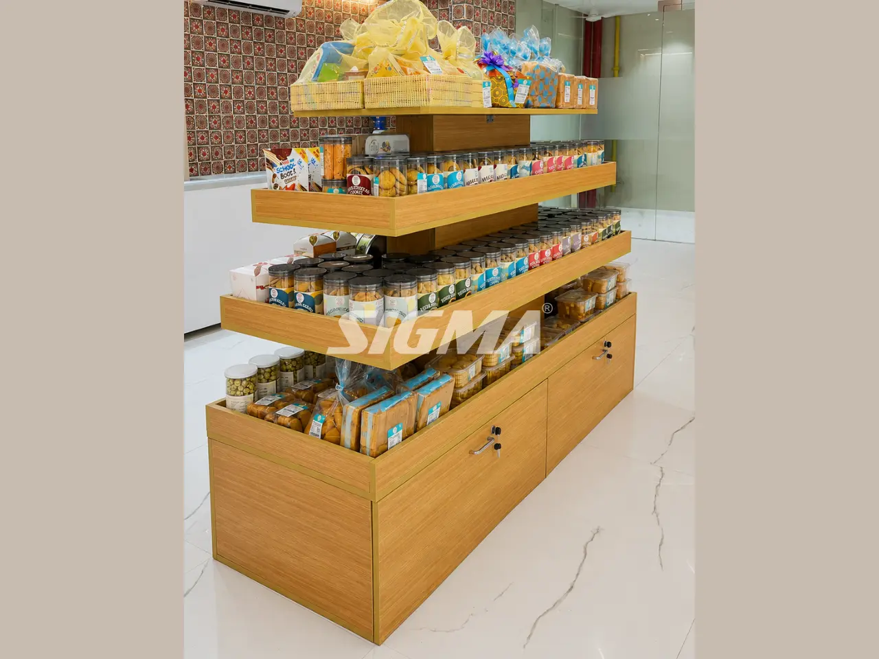 831076127_Wooden-Bakery-Display-Racks-with-cabinet-lucknow.webp