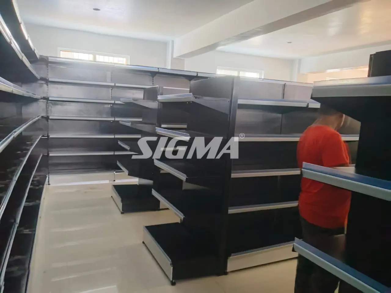 Sigma Rack Center Display Racks Installation in Gaya | Center & End Racks by Sigma Racks